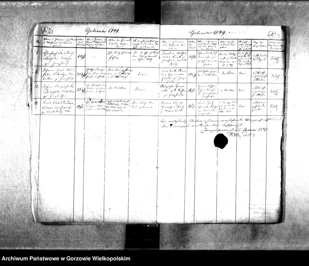 image.from.unit.number "Duplikate der Kirchenbücher von der Parochie Zanzhausen: Zanzhausen (Santoczno), Rohrbruch (Rybakowo), Lotzen (Łośno), Zanzthal (Zdroisko), Zanzhammer (Sącznik), Marienbrücke (Lubomin), Lübbesee, Lübbesee Mühle"