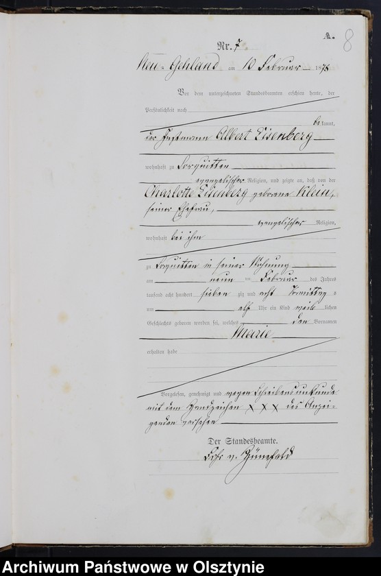 image.from.unit.number "Geburts-Haupt-Register Nr 1 - 77"