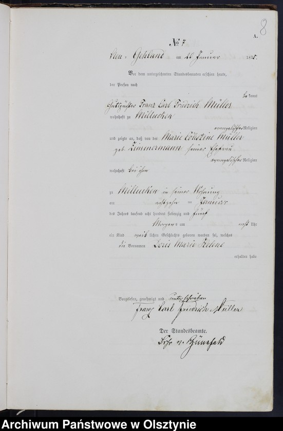image.from.unit.number "Haupt-Geburts-Register Nr 1 - 98"