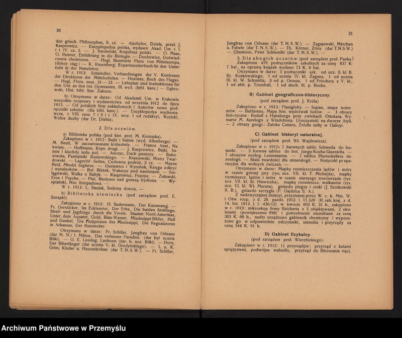 image.from.unit.number "XVIII Sprawozdanie dyrekcji c.k. gimnazjum polskiego w Cieszynie za rok szkolny 1912/13"