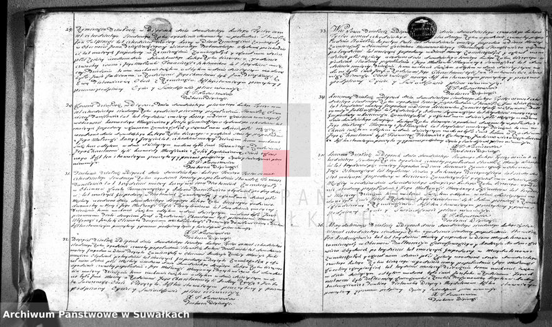 image.from.unit.number "Duplikat akt urodzonych, zaślubionych i umarłych w parafii wigierskiej"