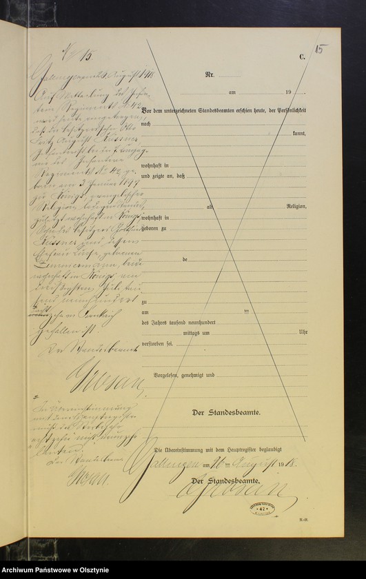 image.from.unit.number "Sterbe-Neben-Register Nr 1 - 40 [ Księga zgonów - wtóropis ]"
