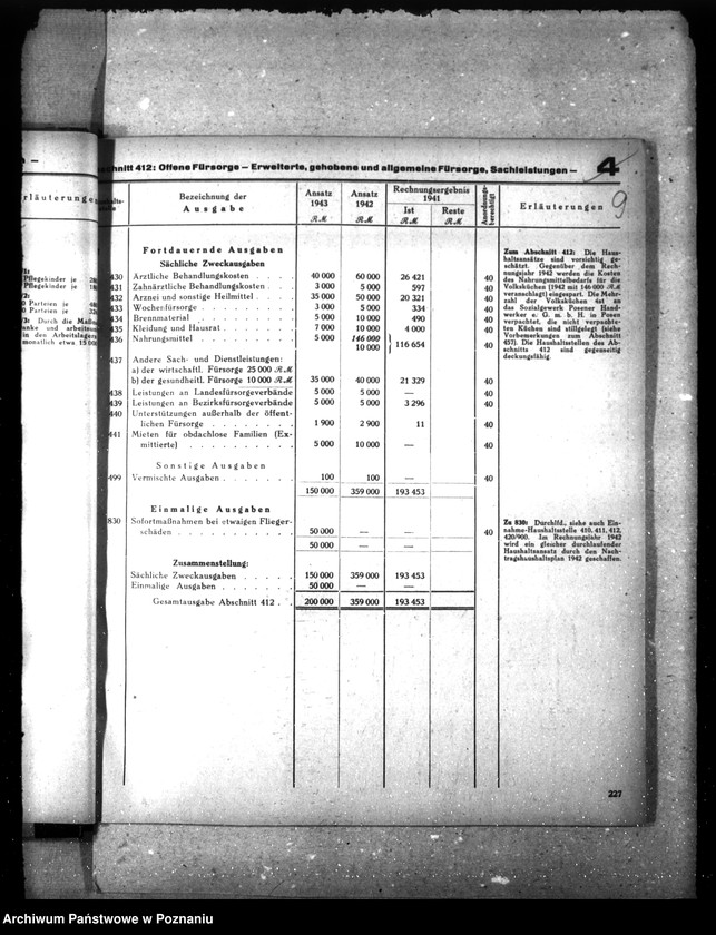 Obraz 18 z jednostki "Haushaltsplan der Stadt Posen"