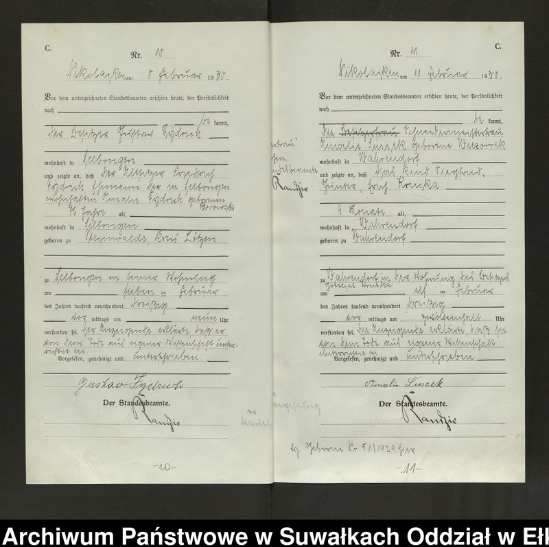 image.from.unit.number "Sterbe=Haupt=Register des Königlichen Preussischen Standes-Amtes Nikolaiken Kreis Sensburg"