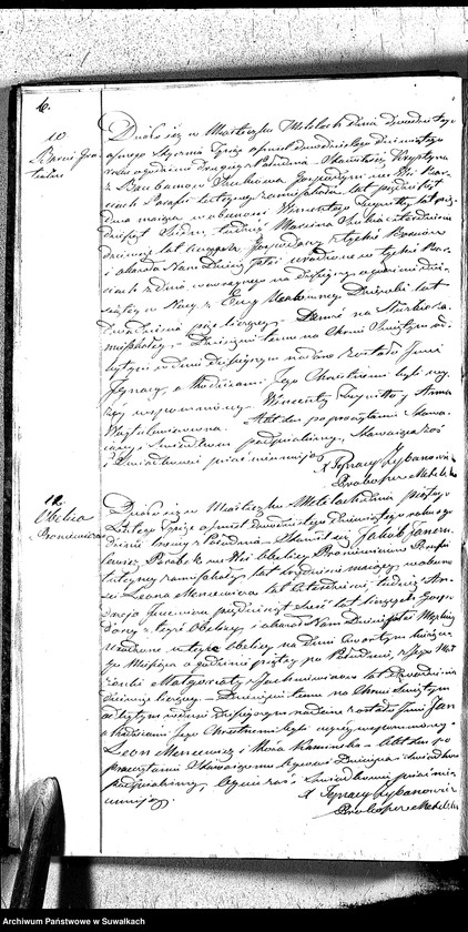 image.from.unit.number "Duplikat Aktów Urzędnika Stanu Cywilnego Katolików Parafii Metelskiey Urodzonych, Zaślubionych y Zmarłych Od 1 Stycznia do 1 Grudnia 1829"