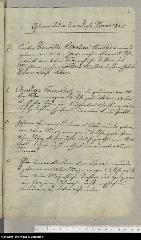 image.from.unit.number "Die Kirchenbuchs Duplicate von Bonin [Bonin]"