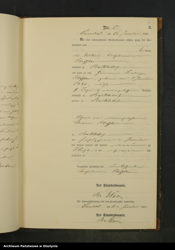 image.from.unit.number "Sterbe-Neben-Register Nr 1 - 33"