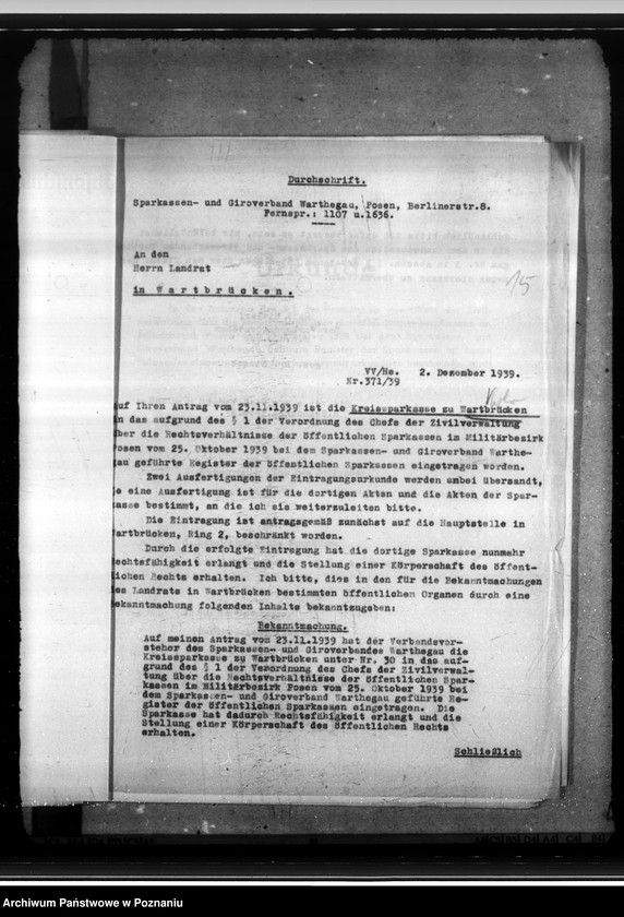 Obraz 19 z jednostki "Sparkassen - korespondencja"