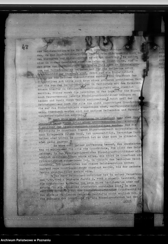 Obraz 14 z jednostki "Erwerb der beschlagnahmten Grundstücke und Gebäude"