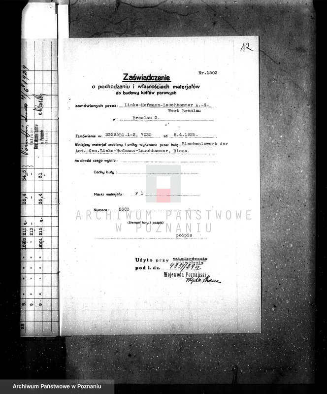 Obraz 15 z jednostki "Majętność Bodzewo pow. gostyński, gospodarstwo rolne, własność Zabel nr woj. kotła 6310"