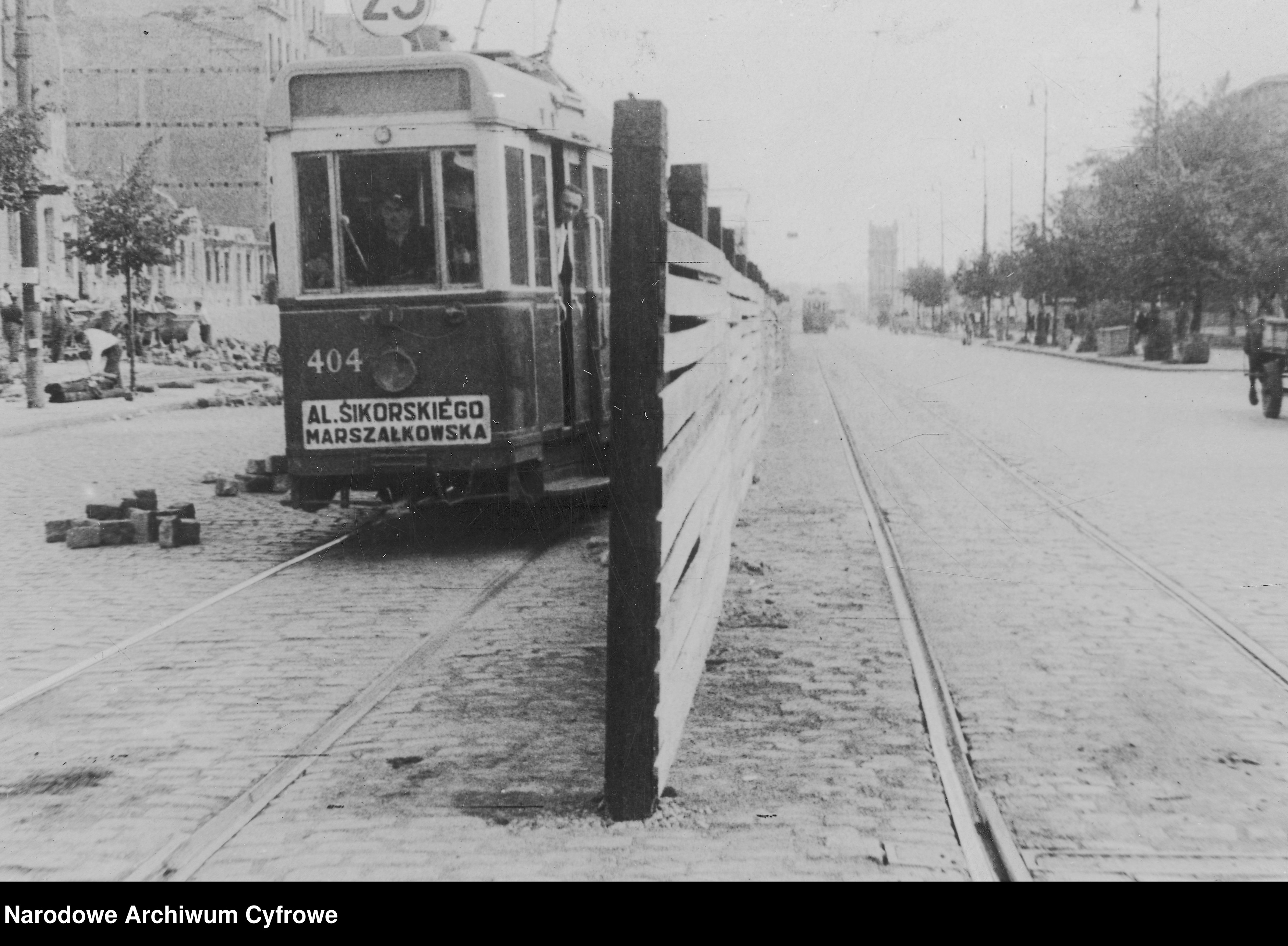 Skan z jednostki: Warszawa - Al. Jerozolimskie - odcinek na wschód od skrzyżowania z ul. Marszałkowską