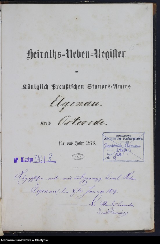 image.from.unit.number "Heiraths-Neben-Register Nr 1 - 24"