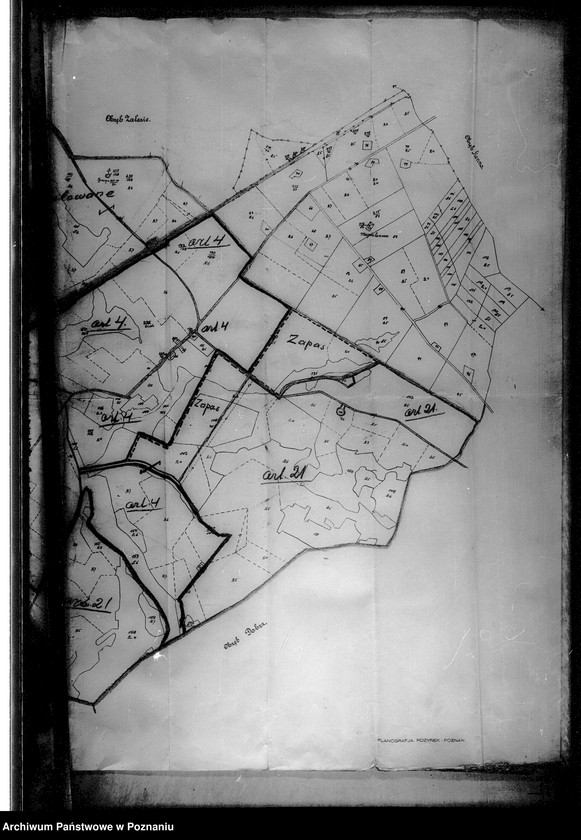 Obraz 5 z jednostki "Mapa poglądowa całości majątku Pyszczyn powiatu bydgoskiego nr 158 w skali 1:5000"