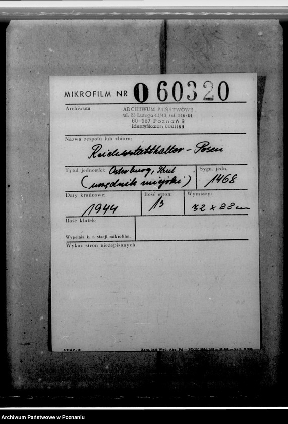 Obraz 2 z jednostki "Osterburg, Paul - urzędnik miejski"