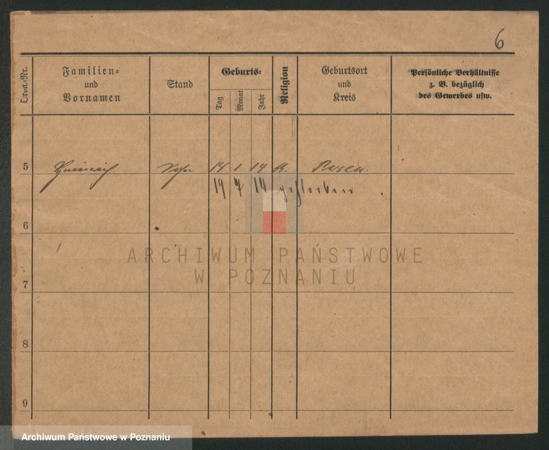 Obraz 15 z jednostki "Szulc (żonaci od Kazimierz do wdowy)"