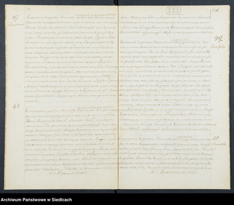 Obraz 19 z jednostki "Akta urodzeń, małżeństw, zgonów"