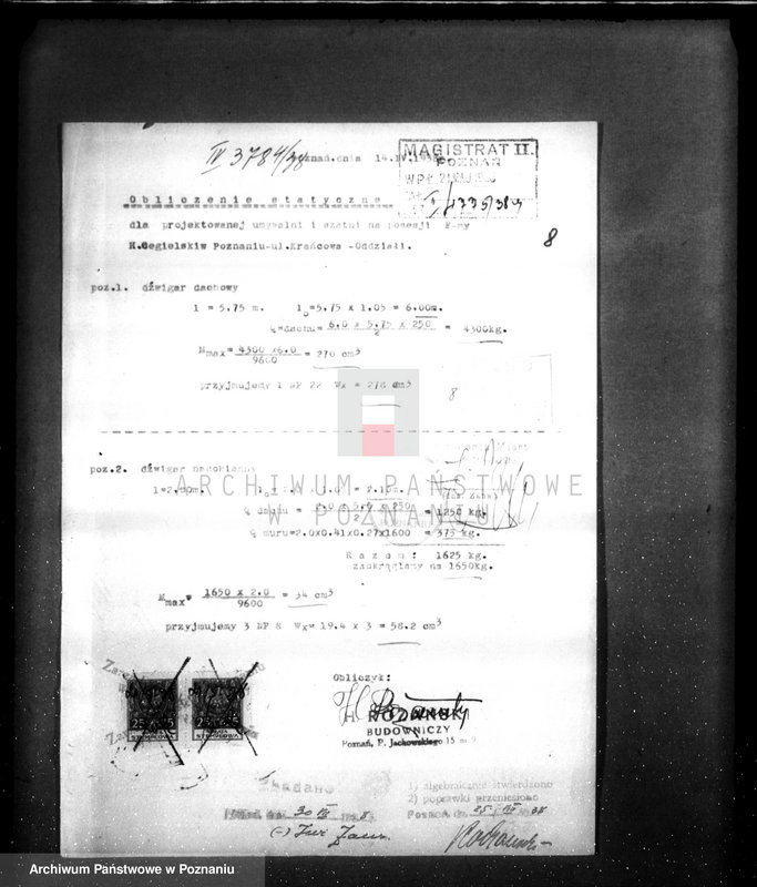 Obraz 12 z jednostki "Zatwierdzenie projektu budowy i urządzenia zakładu przemysłowego nr rej. 1779 / projekt umywalni F-mie H. Cegielski"