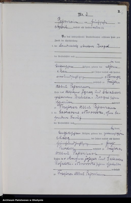 image.from.unit.number "Heiraths-Haupt-Register Nr 1 - 11"