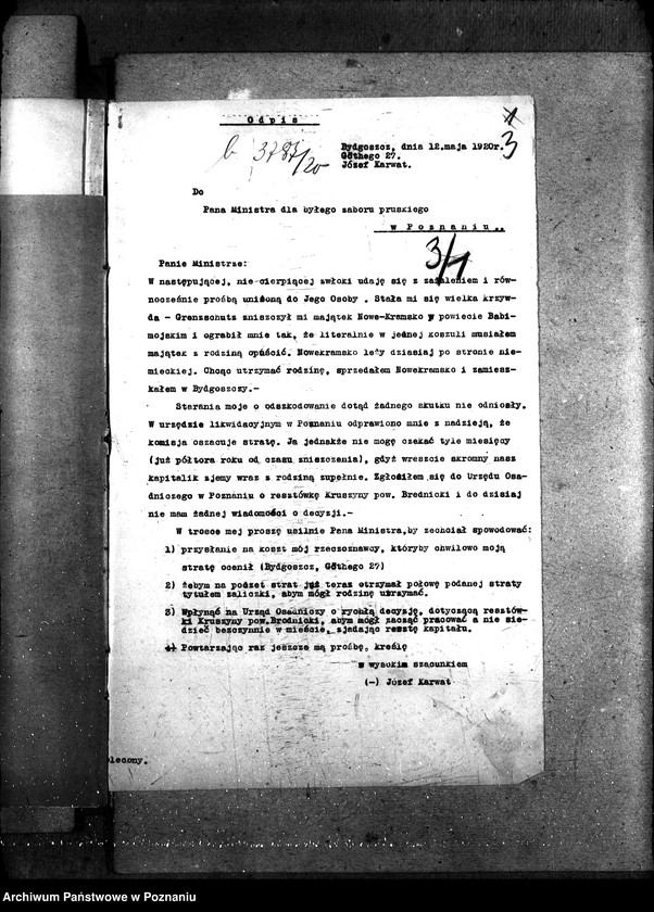 Obraz 7 z jednostki "Sprawy szczegółowo-administracyjne Szkody wojenne - Bydgoszcz"