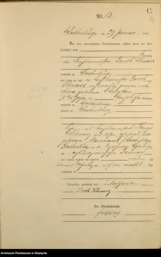 image.from.unit.number "Sterbe-Haupt-Register Nr 1 - 131"