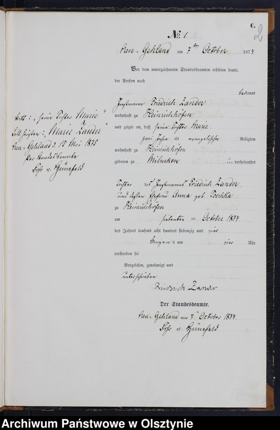 image.from.unit.number "Haupt-Sterbe-Register Nr 1 - 10"