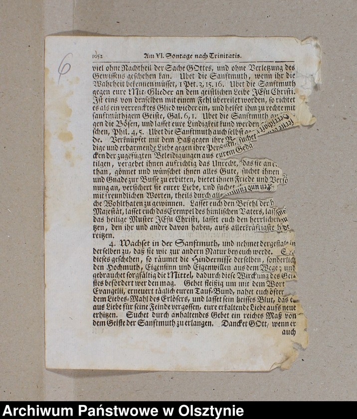 image.from.unit.number "1. Predikte im Jahre 1728 /Bruchstück/ 2.Amtsblätter pro 1842-1848 3. Lieder, Couplete usw. nach d. 1871 J. 4. Zeitungsausschnitte 1932"