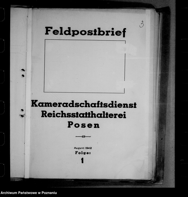 Obraz 7 z jednostki "Feldposthrief "Kameradschaftsdienst""