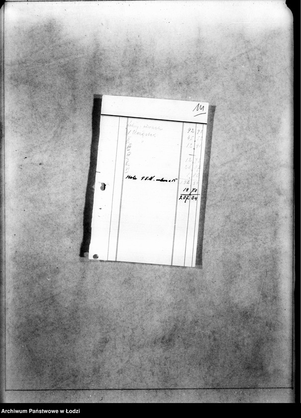 Obraz 17 z jednostki "Raporty kasowe Milicji Obywatelskiej dzielnica II"