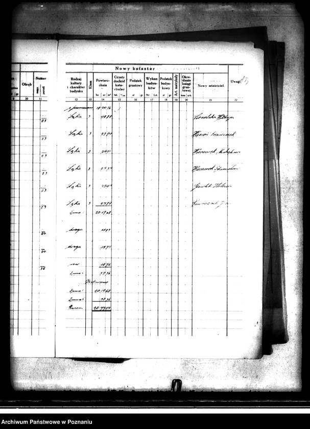 Obraz 17 z jednostki "Ostateczny plan dzielczy i nowy kataster majątku Trzcinica powiatu kępińskiego parcelacja prywatna"