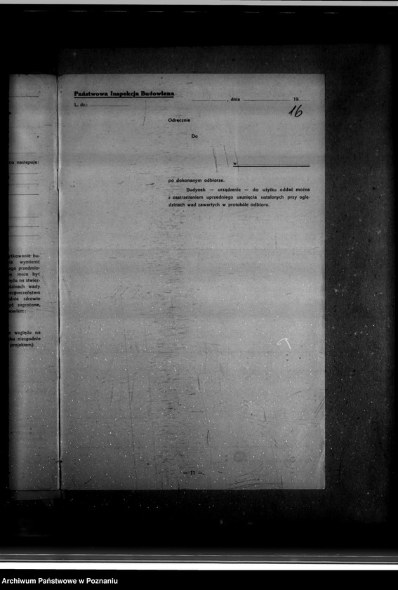 Obraz 20 z jednostki "Zatwierdzenie zakładu przemysłowego /rzeźni/ Jana Strauze w Gołańczy powiat wągrowiecki"