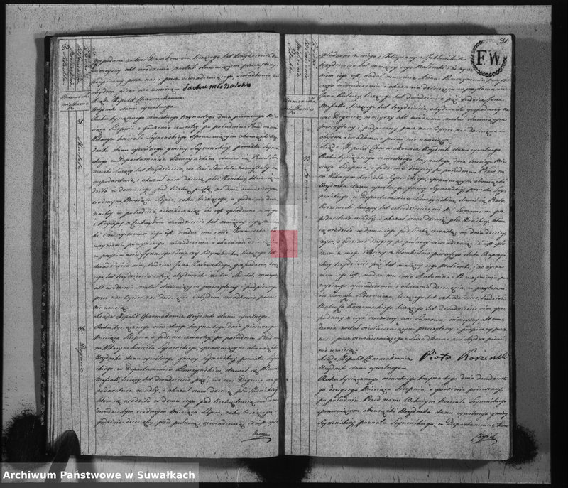 image.from.unit.number "Akta stanu cywilnego urodzonych w gminie seyneńskiey od 1-go stycznia 1813 roku."