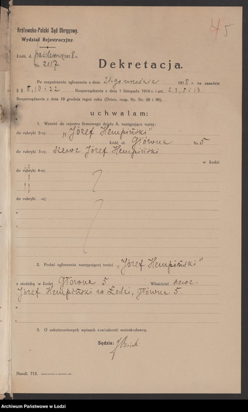 Obraz 7 z jednostki "Józef Hempiński- sprzedaż obuwia"