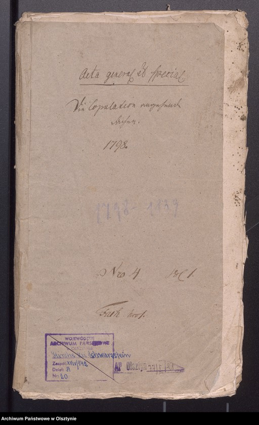 image.from.unit.number "Acta generalia und SpecialiaDie Copulation angehende Sachen (Circular-Verordnungen, Anweisungen)"