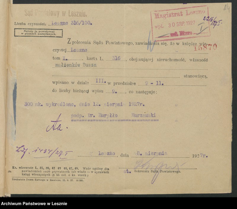 Obraz 17 z jednostki "[Różne hipoteki]"