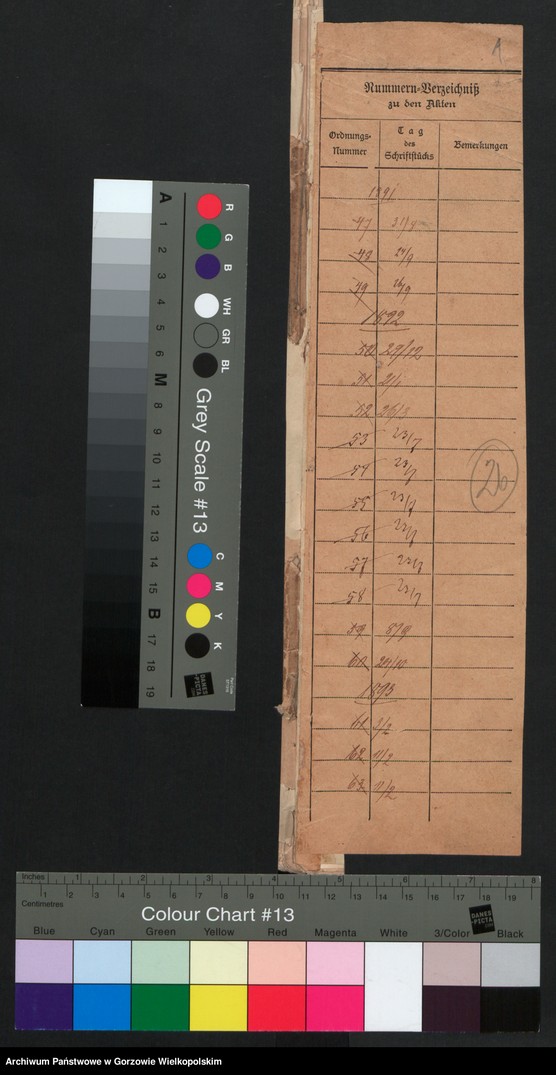 image.from.unit.number "Nebenregister des Standesamts zu Küstrin"