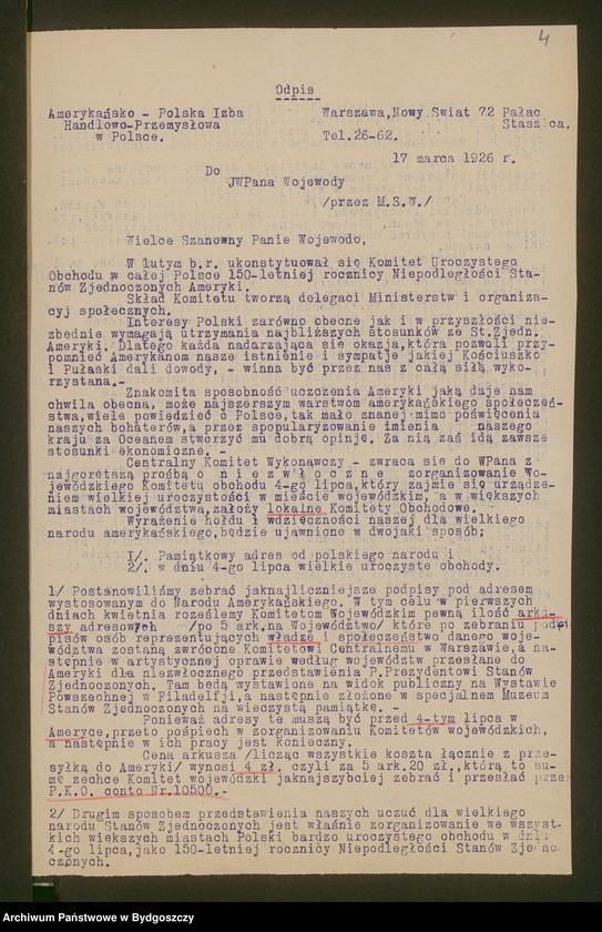 image.from.unit.number "[150-ta Rocznica Niepodległości Stanów Zjednoczonych - Organizacja Wojewódzkiego Komitetu Obchodu]"