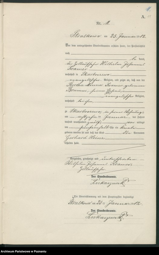 Obraz 14 z jednostki "Geburts-Neben-Register"