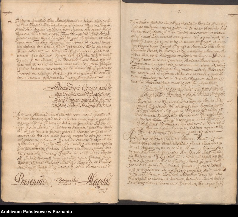 Obraz 7 z jednostki "Acta consularia officii consularis civitatis Posnaniae."