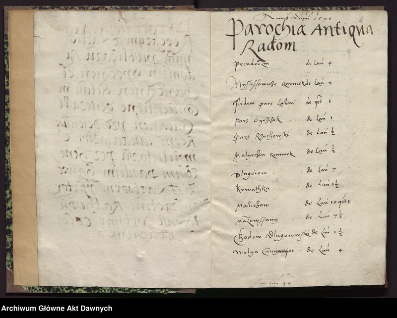 image.from.unit.number "Regestrum exactionum publicarum Radomiensis, Opocznensis et Chanczinensis districtuum --."