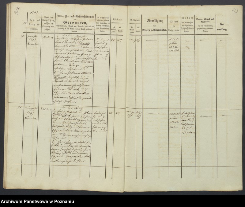 Obraz 13 z jednostki "Duplikat des Trauregisters"