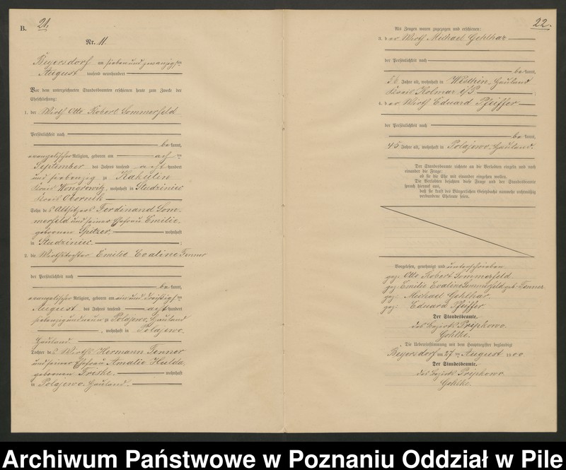 Obraz 14 z jednostki "Księga małżeństw"