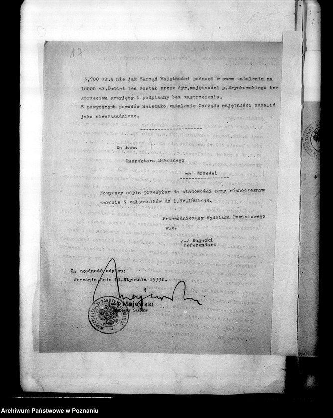 Obraz 20 z jednostki "Inspektorat Szkolny- Września"