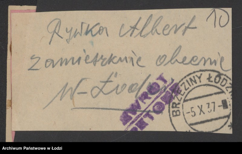 Obraz 12 z jednostki "Sura Rywka Albert – sprzedaż galanterii na rynkach"