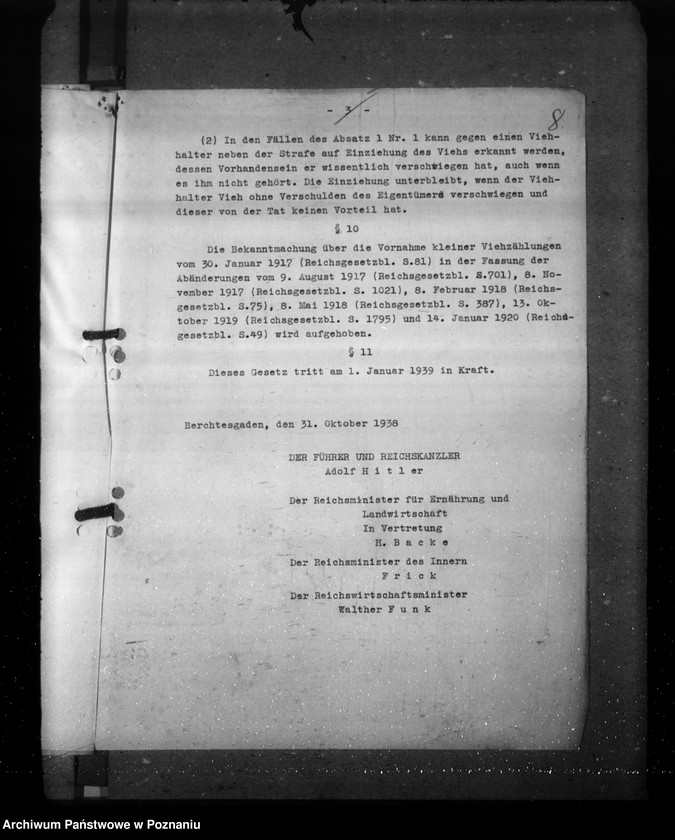 Obraz 12 z jednostki "Zarządzenia i korespondencja w sprawie sporządzenia spisu bydła"