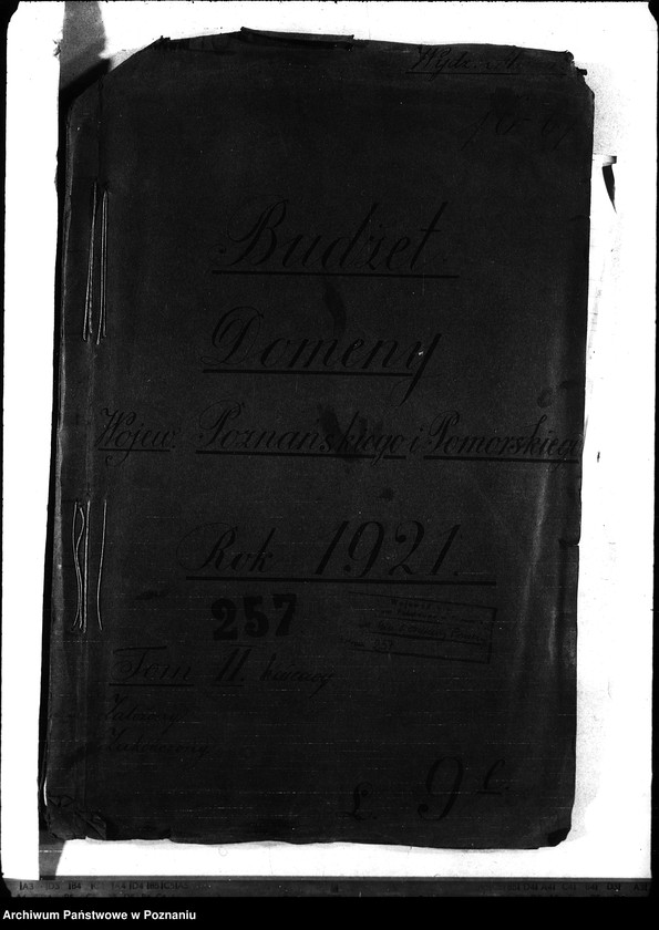 Obraz 4 z jednostki "Budżet domeny woj.. poznańskiego i pomorskiego na rok 1921"