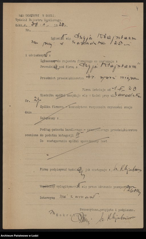 Obraz 6 z jednostki "Szyja Klajnbaum - drobna sprzedaż mięsa"