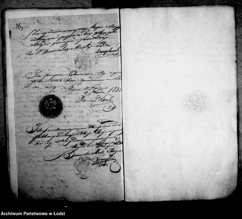 Obraz 19 z jednostki "Akta tyczące się regulacji i melioracji miasta Łodzi"