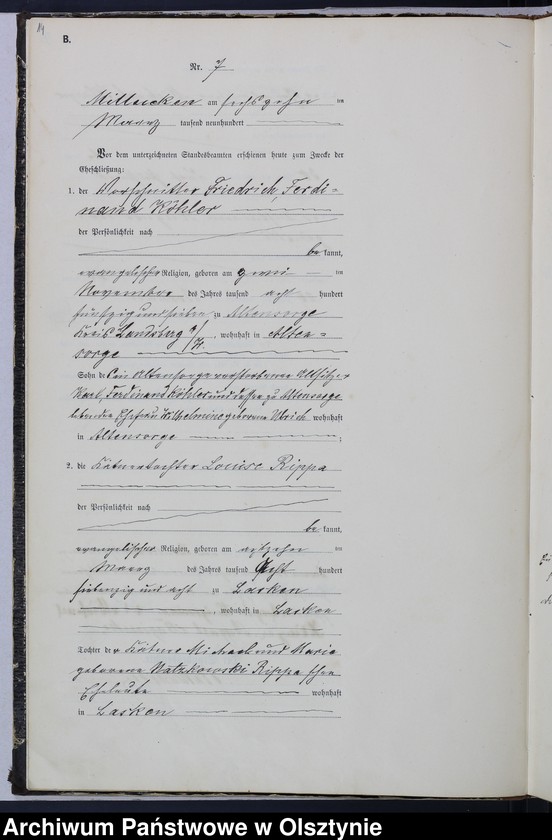 image.from.unit.number "Heiraths-Haupt-Register Nr 1 - 33"