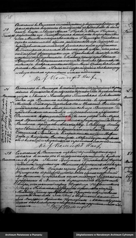 Obraz 20 z jednostki "Księga urodzeń, małżeństw, zgonów"