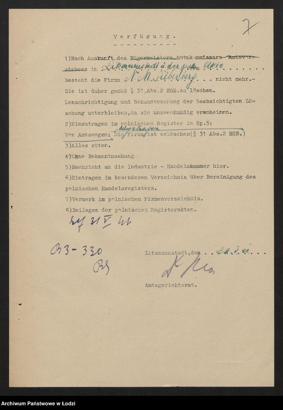 Obraz 9 z jednostki "N. M. Silberberg - skład papieru"